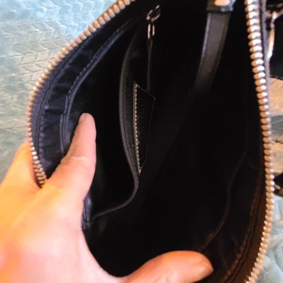 SOLD Coach Signature Stripe East West Monogram Handbag EUC - Picture 14 of 15